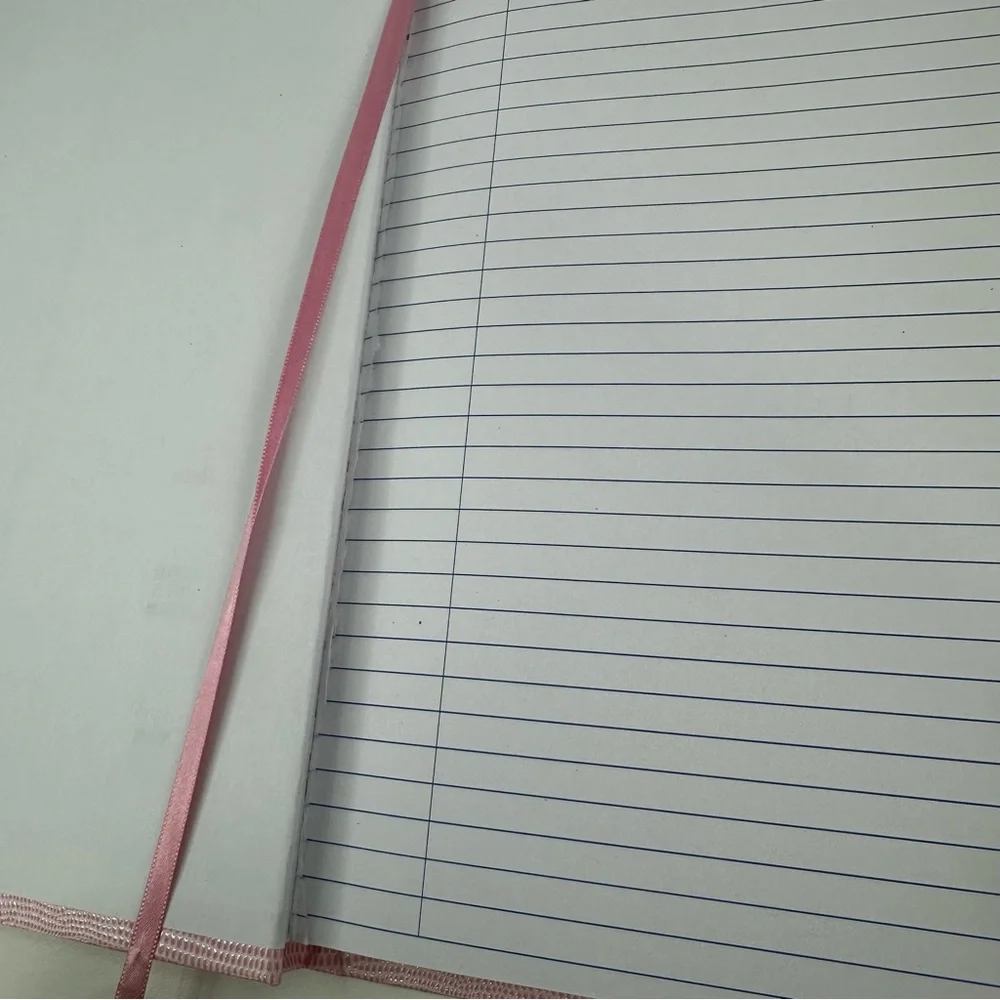 Blueline Pink Breast Cancer Awareness Notebook or Journal 8.5 x 11